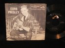 ELVIS PRESLEY LOVE ME TENDER RCA RARE BLACK AND WHITE PICTURE SLEEVE WITH 45