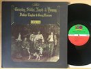 Crosby Stills Nash & Young - Deja Vu - US Press SD7200 Vinyl LP Faux Leather