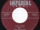 Rockabilly LEW WILLIAMS Cat Talk / Gone Ape Man 45 West TX HEAR