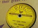 CARL PERKINS 78 RPM Record BLUE SUEDE SHOES SUN RECORDS 234