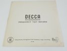 DECCA Microgroove Frequency Test Vinyl Record Full Frequency Range Recording LXT