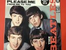 THE BEATLES - PLEASE PLEASE ME (VJ 581) RARE ITALIAN SINGLE  (IMPORT FROM U.S.A)