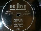 OTIS WILLIAMS his CHARMS doo-wop 78 PARDON ME b/w BLUES STAY AWAY FROM ME TB1122