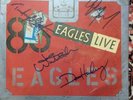 The Eagles ‘Live’ 12 Vinyl Double Album Signed By  Glen, Don, Timothy & Joe
