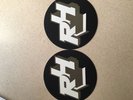 RARE BLACK SLIPMATS RUSH HOUR RECORDS AMSTERDAM ELECTRONIC LABEL
