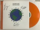 VAMPIRE WEEKEND Father Of The Bride ORANGE 2LP Vinyl SIGNED AUTOGRAPHED Rare New