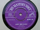 ELVIS PRESLEY - ' LAWDY  MISS CLAWDY '  (1957) SILVER HMV POP 408