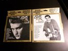 Elvis' Greatest Hits - Golden Singles Vol. I & II gold 50th Picture Sleeves