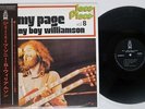 JIMMY PAGE & SONNY BOY WILLIAMSON FACES AND PLACE VOL.8 BYG YX-6028 Japan OBI LP