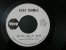 RICKY THOMAS LITTLE MISS FUNKY SOUL PROMO 45 RECORD WHY DID I EVER LET YOU GO NM