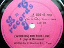 L.JAYS & MOVEMENT ( Working) for Your Love/ Ranking Ivan 12