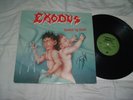 EXODUS Bonded By Blood '85 AUTOGRAPHED   ORIGINAL US GREEN label 1st press