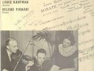 LP Louis Kaufman , Helene Pignari Sonata For Violin & Piano / Duo Concertant