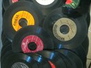 Vintage 45 RPM records (57) Sinatra, Judy Garland, Stan Getz, Louis Armstrong,