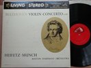 Heifetz/Munch BEETHOVEN Violin Concerto - RCA LSC-1992 Shaded Dog 10S/10S