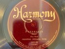 HARMONY 101-H Original Indiana Five 78rpm I'd Rather Be Alone/Pensacola TESTED