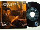 PEPPINO DI CAPRI & I SUOI ROCKERS PIOVE+3 SANREMO '59 CARISCH EP+PS ITALY MINT