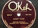 JAZZ BENNIE MOTEN’S KANSAS CITY ORCH - ‘GOOFY DUST/ TULSA BLUES’ OKEH 8184