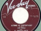 DELLS (w/ Al Smith) Dreams of Contentment /Zing Zing Zing 45rpm Vee-Jay original