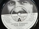 George Harrison-Dark Horse-UK APPLE RECORDS DEMO 7