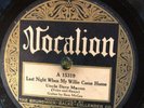 Vocalion 15319 Uncle Dave Macon WHEN WILLIE  CAME HOME 78rpm 1926 V+ Country