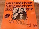 Skrewdriver ( SCREW DRIVER ) - All Skrewed Up vinyl Orange oi rock punk rare LP