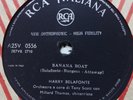 calypso 78 RPM-Harry Belafonte- Banana Boat - made in Italy- RCA Italiana 1950's