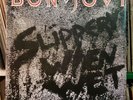 JON BON JOVI - SLIPPERY WHEN WET Lp VINILE LIMITED SANREMO 1988 POSTER NUOVO
