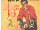 ELVIS PRESLEY--PICTURE SLEEVE+45--(jailhouse rock/treat me nice)--ps--pic--slv