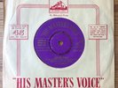 ELVIS PRESLEY - LOVE ME TENDER. PURPLE / GOLD HMV UK 7