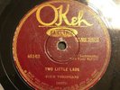 COUNTRY FOUR VIRGINIANS Okeh 45163 2 Little Lads/One is My Mother V