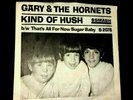 Vintage 1960s GARY & THE HORNETS KIND OF HUSH 45 RPM RECORD