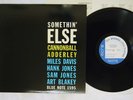 CANNONBALL ADDERLEY SOMETHIN' ELSE BLUE NOTE/KING GXF3001 Japan STEREO VINYL LP
