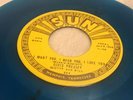 ELVIS PRESLEY SUN 224 Hound Dog BLUE VINYL orig '73 Mariano RARE nm