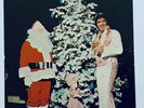 ELVIS PRESLEY - RARE HILTON BACK CHRISTMAS PROMOTIONAL POSTCARD