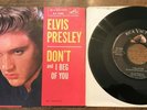 Elvis Presley  Don't / I Beg Of You 45 With  Picture Sleeve 1958 RCA 47-7150