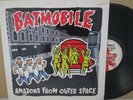 Batmobile - Amazons From Outer Space LP 1989 Vinyl VG Psychobilly Rockabilly