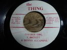 Tony Brevett & Dennis Alcapone – College Girl  Original 7