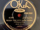 OKEH 41380 Seger Ellis 78rpm Love Is Like That/When the Sun Goes Down E TESTED
