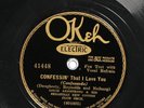 Louis Armstrong and his Sebastian New Cotton Club Orch. OKEH 41448 V+ JAZZ 78