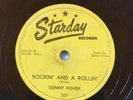 Incredibly Rare Rockabilly SONNY FISHER Rockin’ And A Rollin’ Starday 207 E