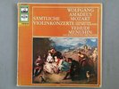 F666 Mozart Violin Concertos Menuhin 4LP Electrola white/gold SME 18 003/06 St