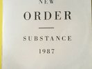 new order substance vinyl first press embossed Factory records Joy Division
