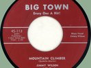 JIMMY WILSON & BAND Mountain Climber / Teardrops on My Pillow 45rpm Big Town '54