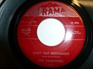Valentines - Don't Say Goodnight  VG++  1957  ORIGINAL  STAMPED MATRIX
