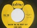 Four Bars Waitin On The Right Guy Falew FAL 108 Northern Soul Motown Vinyl 45rpm