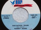 Tommy Sears SOUL FUNK GOSPEL Salvation Train NEAR MINT GAR 45 RPM