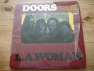THE DOORS LA WOMAN   VINYL LP +INNER ORIGINAL ELEKTRA 1971 PLASTIC WINDOW SLEEVE