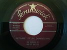 Joe Therrien Jr & His Rockets Hey Babe Let's Go Downtown RARE orig 45 Rockabilly