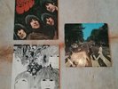Beatles vinyl records - Rubber Soul, Revolver and Abbey Road